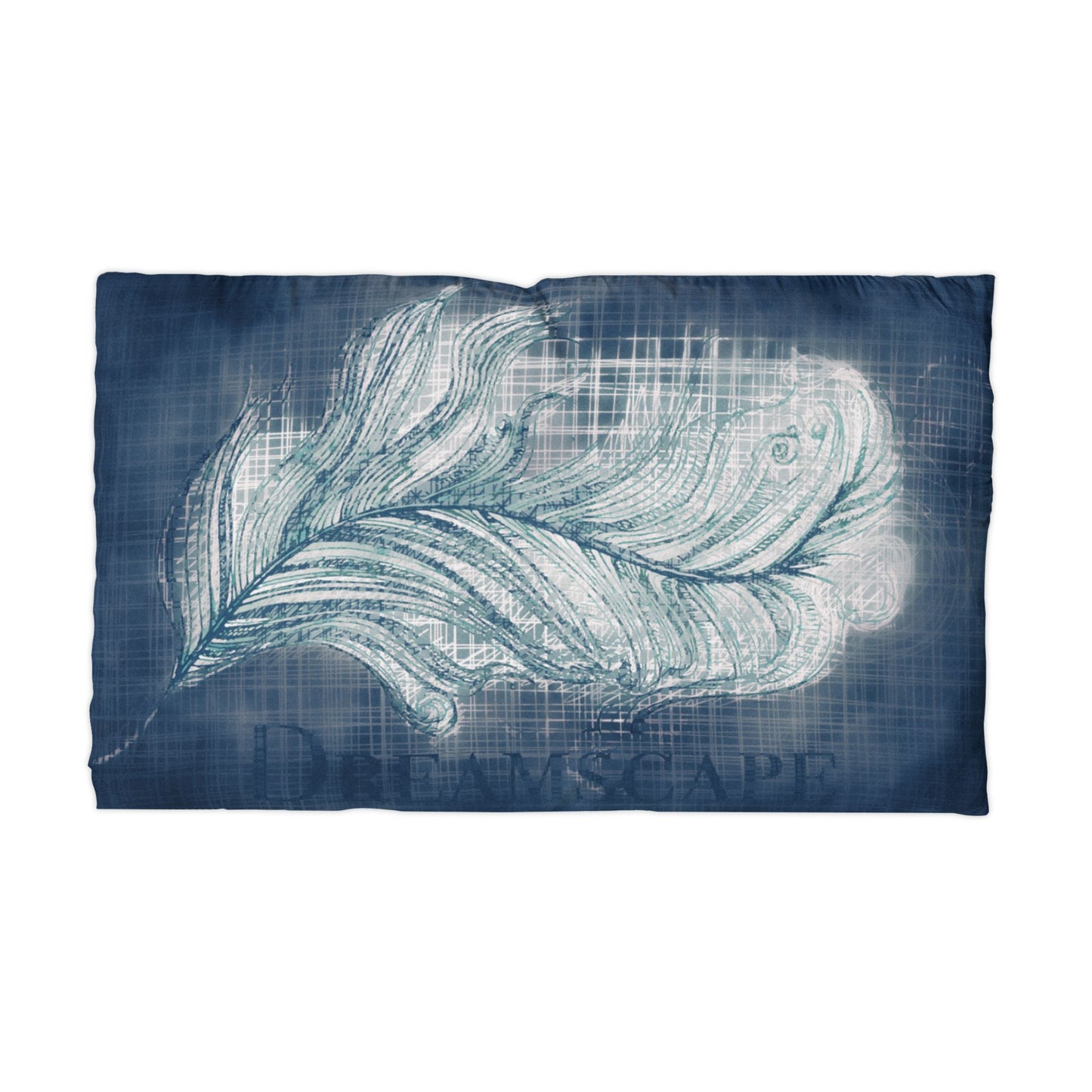 A Prettybirde Dreamscape | Grays | Queen-Size Microfiber Pillowcase | Little Moon Bird