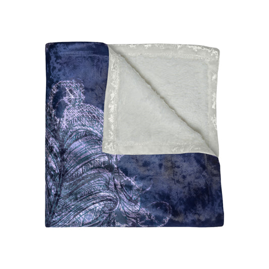 A Prettybirde Dreamscape - Crushed Velvet Throw