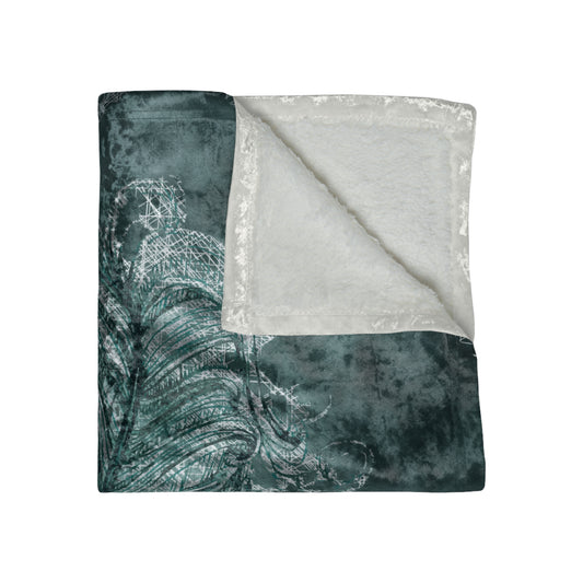 A Prettybirde Dreamscape - Crushed Velvet Throw