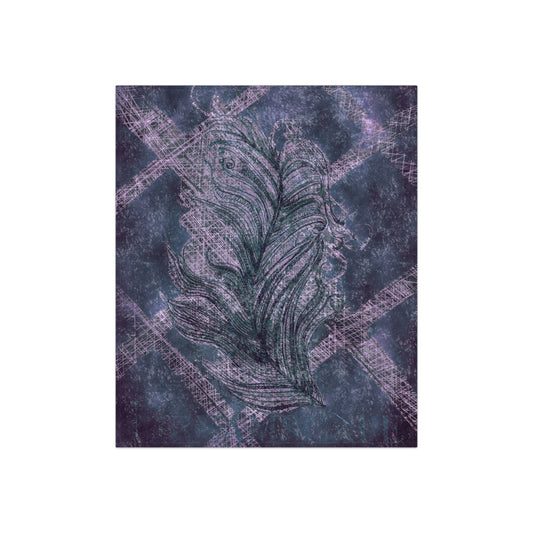 A Prettybirde Dreamscape - Crushed Velvet Throw