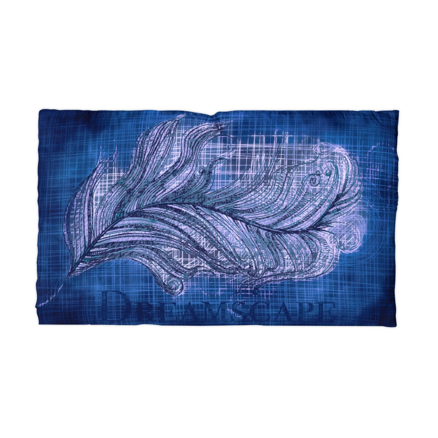 A Prettybirde Dreamscape | Grays | Queen-Size Microfiber Pillowcase | Little Moon Bird