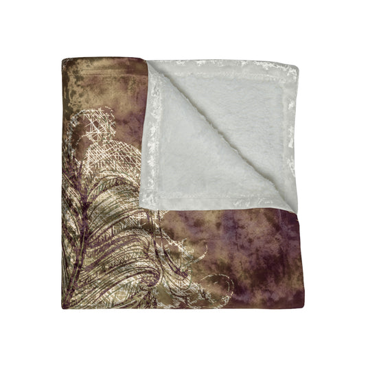 A Prettybirde Dreamscape - Crushed Velvet Throw