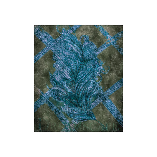 A Prettybirde Dreamscape - Crushed Velvet Throw