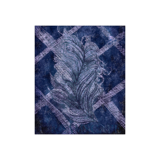 A Prettybirde Dreamscape - Crushed Velvet Throw