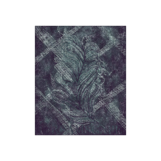 A Prettybirde Dreamscape - Crushed Velvet Throw