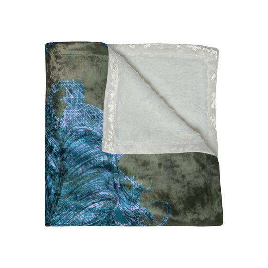 A Prettybirde Dreamscape - Crushed Velvet Throw