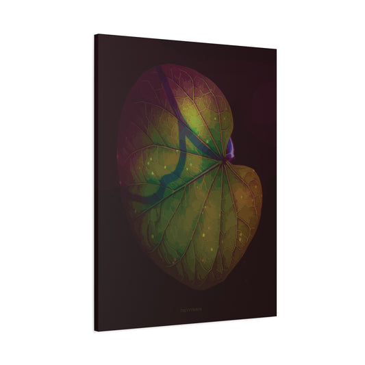 Jimsonweed Leaf Rainbow Fine Art Canvas Print By Prettybirde | Little Moon Bird