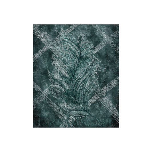 A Prettybirde Dreamscape - Crushed Velvet Throw