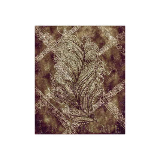 A Prettybirde Dreamscape - Crushed Velvet Throw