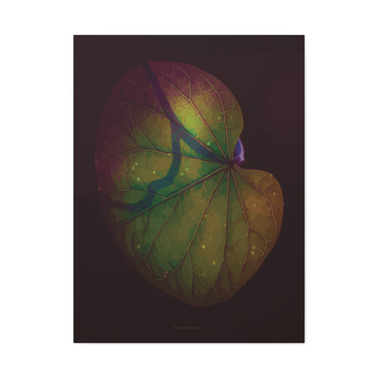 Jimsonweed Leaf Rainbow Fine Art Canvas Print By Prettybirde | Little Moon Bird